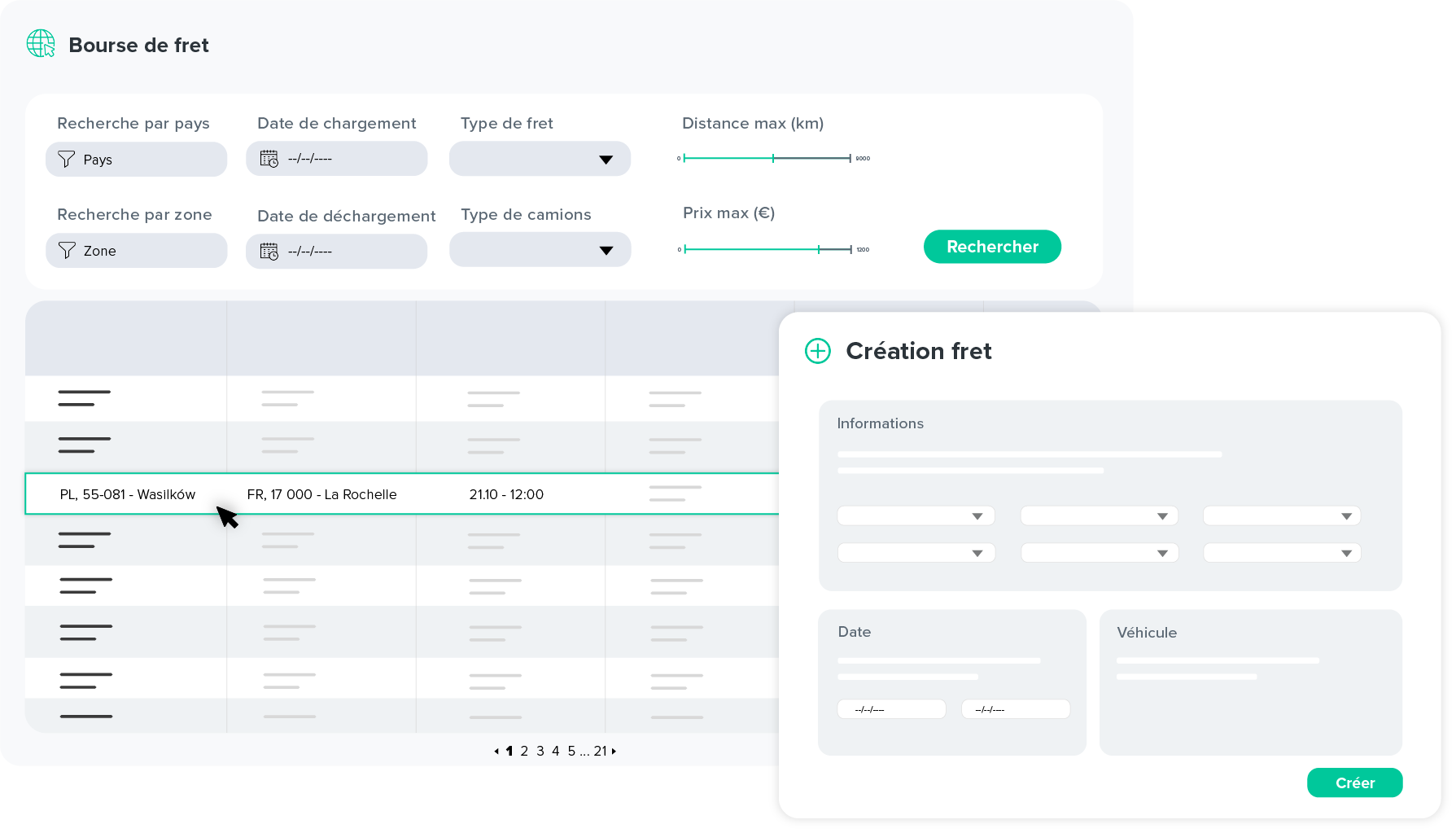 ecran-bourse-de-fret-creation-de-fret